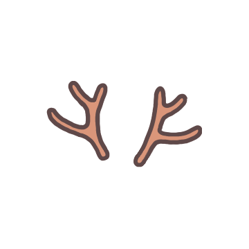 Young Stag Antlers